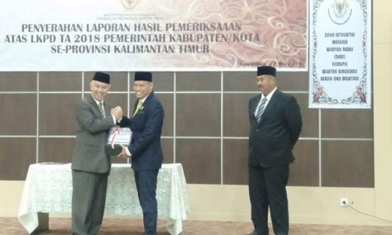 Raih WTP, Ketua DPRD Kukar Beri Apresiasi Kepada Pemerintah