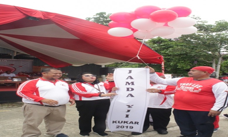 Buka Jambore Daerah ke-III KJS 2019, Meiliana Ajak Masyarakat Giatkan Senan Jantung Sehat
