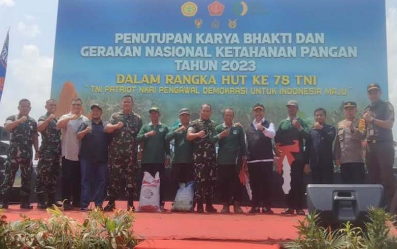 Karya Bhakti TNI, Dorong Percepatan Pembangunan Pertanian Berbasis Kawasan