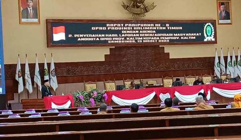 Salehuddin Sampaikan Laporan Gabungan Reses Anggota DPRD Kaltim Dapil Kukar