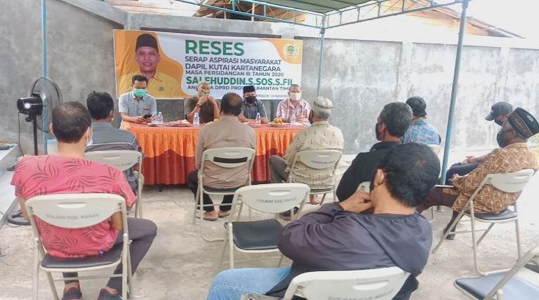 Warga Sampaikan Harapan Pembangunan ke Anggota DPRD Kaltim Salehudin