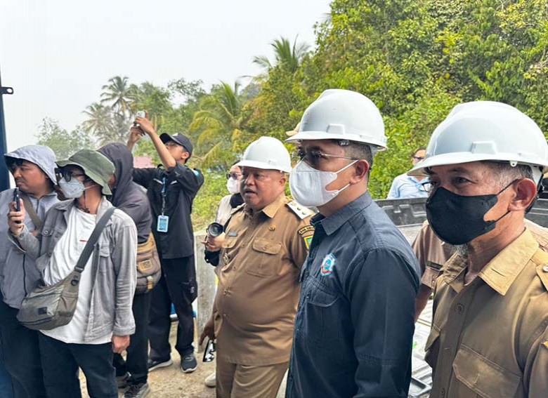 Wabub Gamalis Tinjau Kondisi IPA Gurimbang : Air Asin Sempat Masuk hingga Intake dan TDS Tembus 1.700 PPM