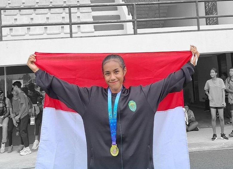 Sprinter Putri Asal Kukar Raih 3 Medali di Ajang Thailand Sport School Games