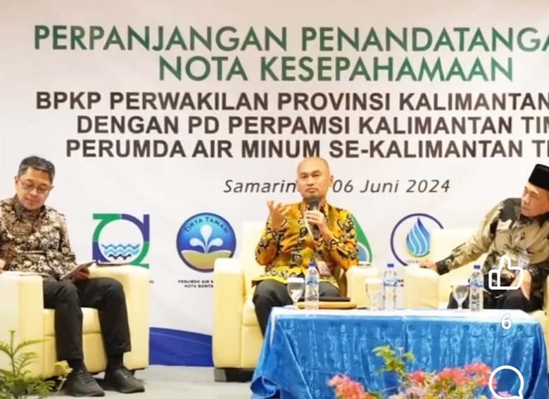 Perumdam Batiwakal dan 9 BUMD Air Minum se-Kaltim Tandatangani Perjaniian Kerjasa Dengan BPKP