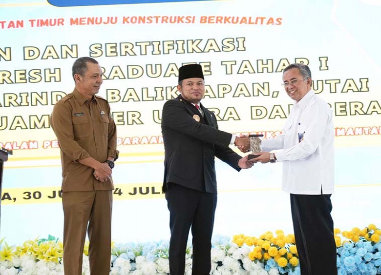 Gubernur Rudy Buka Pelatihan dan Sertifikasi TKK Kualifikasi Ahli Tahap 1