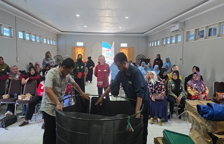 Dorong Ekonomi Sirkuler di Anggana, PT PHSS Fasilitasi Pengembangan Sistem Pertanian Terpadu bagi Kelompok Wanita Tani