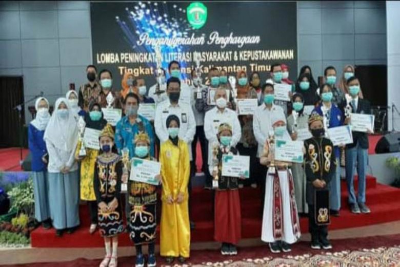 Penghargaan Perpustakaan Kaltim di Borong Berau, Raih 4 Katagori 9 Penghargaan Tahun Ini