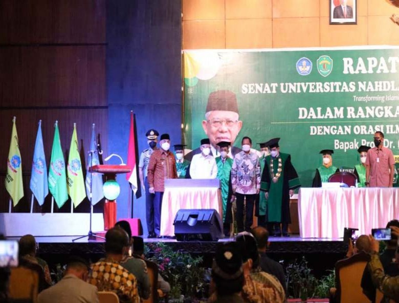 Wapres Orasi Ilmiah Pada Dies Natalis UNU Kaltim ke-7, Pentingnya Penanaman Karakter Bangsa Kepada Generasi Muda