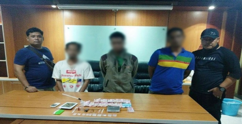 Asik Pesta Sabu, Digerebek Polisi