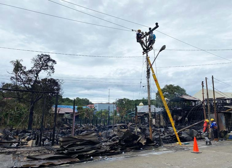 Musibah Kebakaran di Kelurahan Sukarame, 27 Jiwa Kehilangan Tempat Tinggal