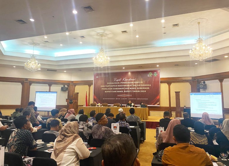 KPU Gelar Rakor Sosialisasi Pendidikan Pemilih dan Partisipan Masyarakat