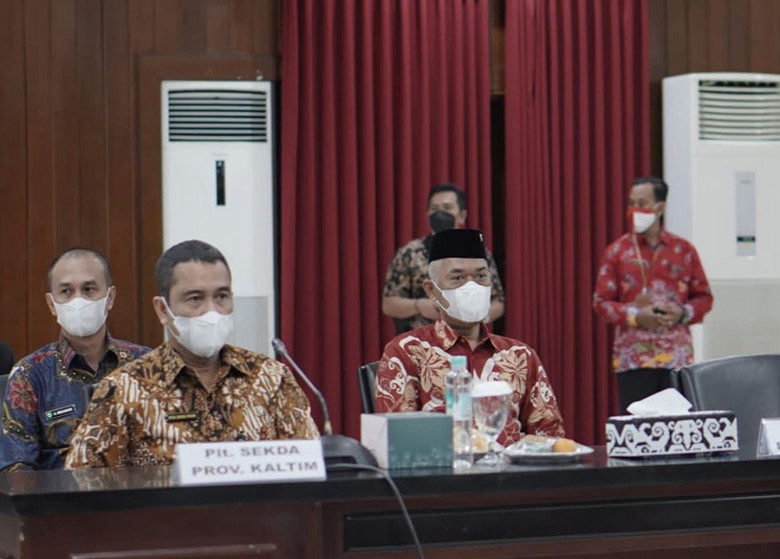 Budiono Paparkan Kondisi Balikpapan Sebagai Penyangga IKN Kepada Menteri Tito