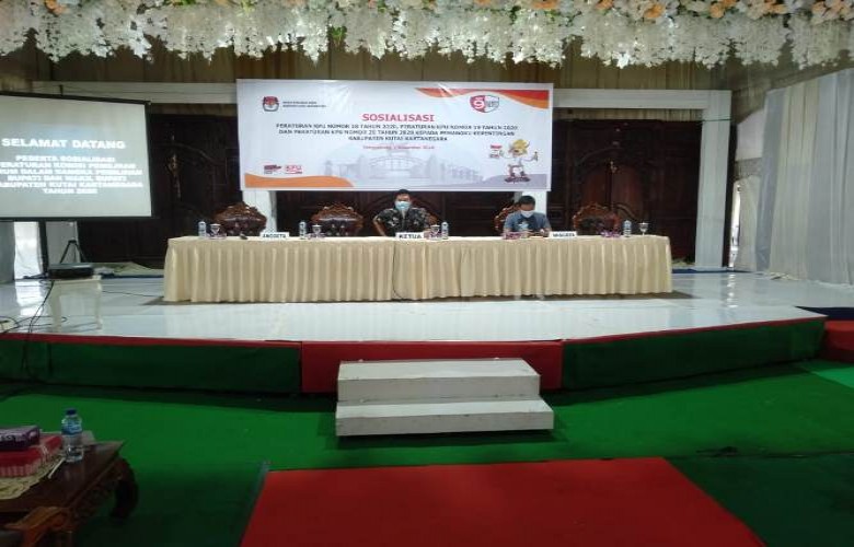 KPU Kukar Gelar Sosialisasi PKPU Nomor 18 dan 19  Tahun 2020