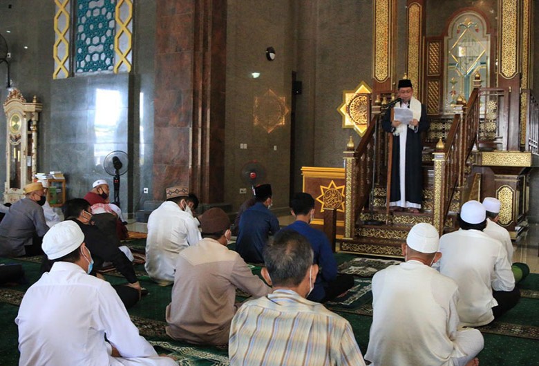 Wagub jadi Khatib Idul Adha, Hadi Mulyadi: Idul Adha Pemicu Semangat Melawan Covid
