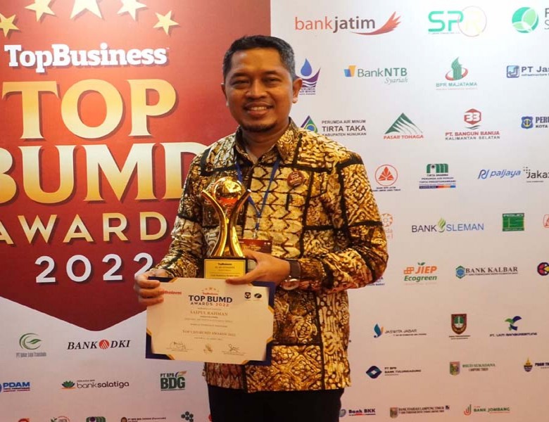 Perumda Batiwakkal Raih Penghargaan TOP BUMD Award 2022