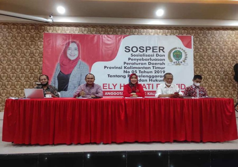 Anggota DPRD Kaltim Elly Hartati Gelar Sosialisasi Perda No 5 Tahun 2019