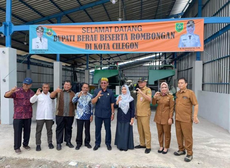 Mengolah Sampah Menjadi Bahan Bakar Tenaga Uap, Bupati Berau Berguru ke Kota Cilegon Banten