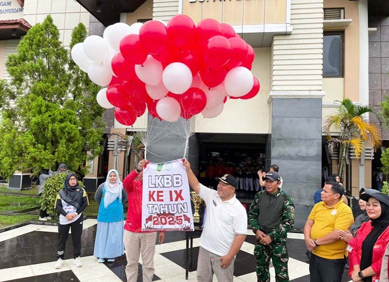 Hujan Gerimis tak Pudarkan Semangat Peserta LKBB ke-9, Dibuka Wabub Berau Gamalis