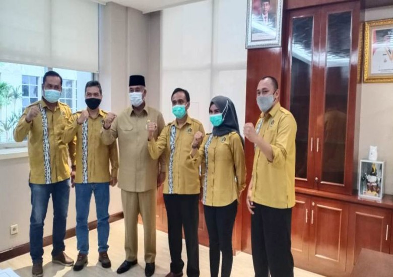 Peringati HPN, PWI Audensi dengan Bupati Edi Damansyah