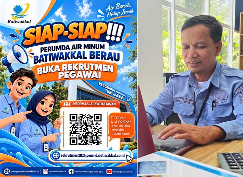 Perumda Batiwakkal Berau Buka Rekrutmen 2026, Siapkan 28 Posisi untuk Perkuat Pelayanan