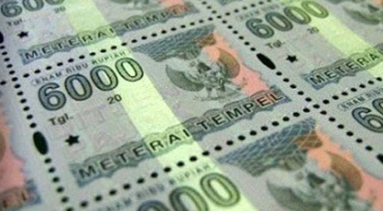 DPR Setujui Kenaikan Bea Materai Jadi Rp10.000