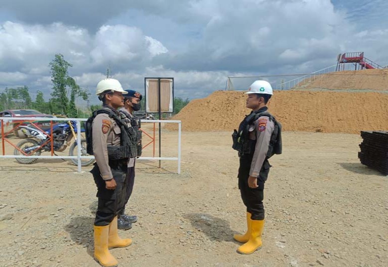 Satgas Ops Nusantara Mahakam Gelar Patroli Kamtibmas di Kawasan Pembangunan IKN