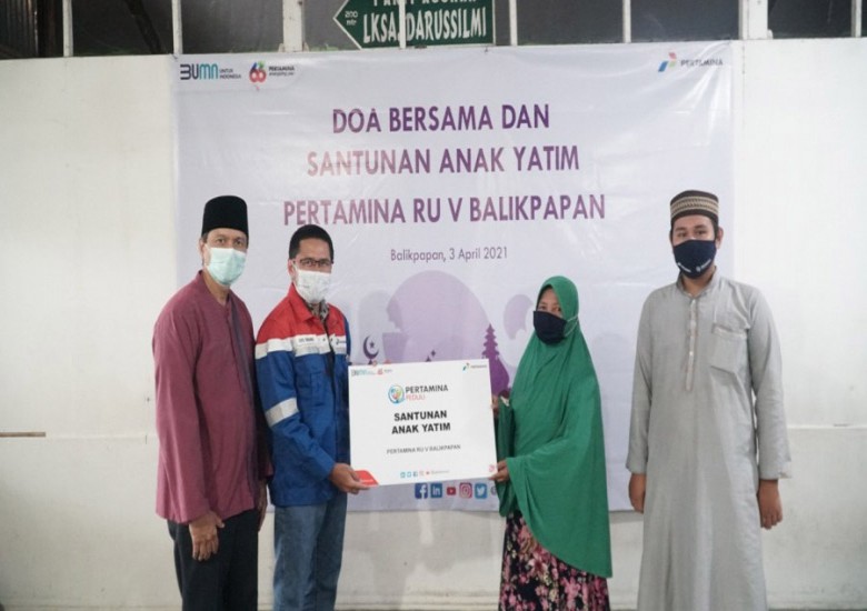 Jalin Silaturahmi, Pertamina RU V Balikpapan Kunjungi Panti Darussilmi