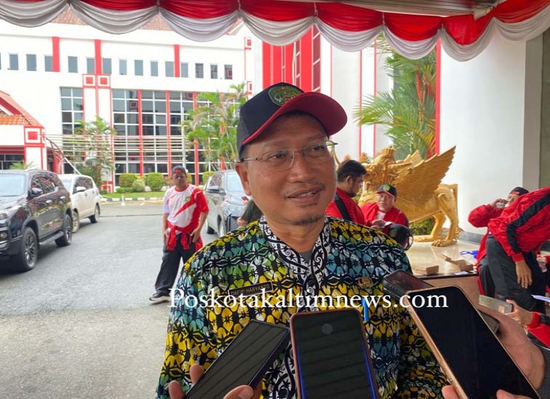 Asisten III Setkab Kukar, Dafip Haryanto Perkuat Tim Atlet Tenis Meja Kategori Eksekutif  Pada Porprov KORPRI Kaltim