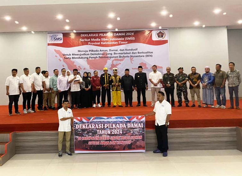 SMSI Berau Gelar Deklarasikan Pilkada Damai 2024