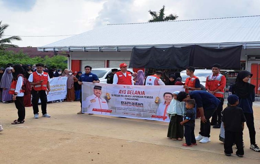 Ramaikan Kunjungan, Disperindag Inisatif Ajak Seluruh OPD untuk Apel Pagi di Pasar Lapangan Pemuda