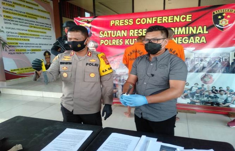 Polres Kukar Ungkap Kasus Pencurian dengan Kekerasan