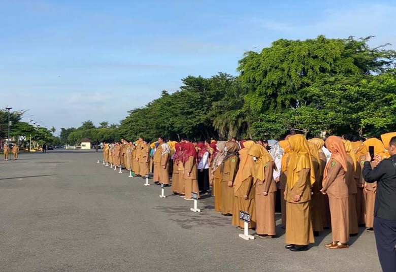 Apel Gabungan ASN, Bupati Dorong OPD Fokus 18 Program Kerja