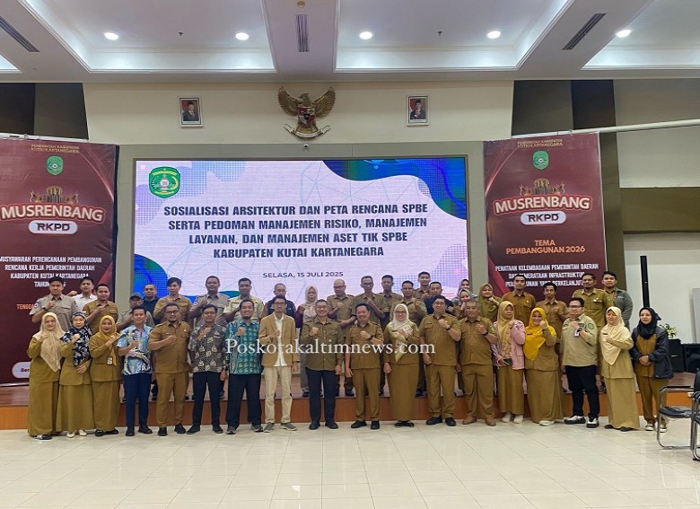 Transformasi Digital Kukar Diperkuat, Diskominfo Gelar Sosialisasi Akhir Arsitektur dan Peta Rencana SPBE