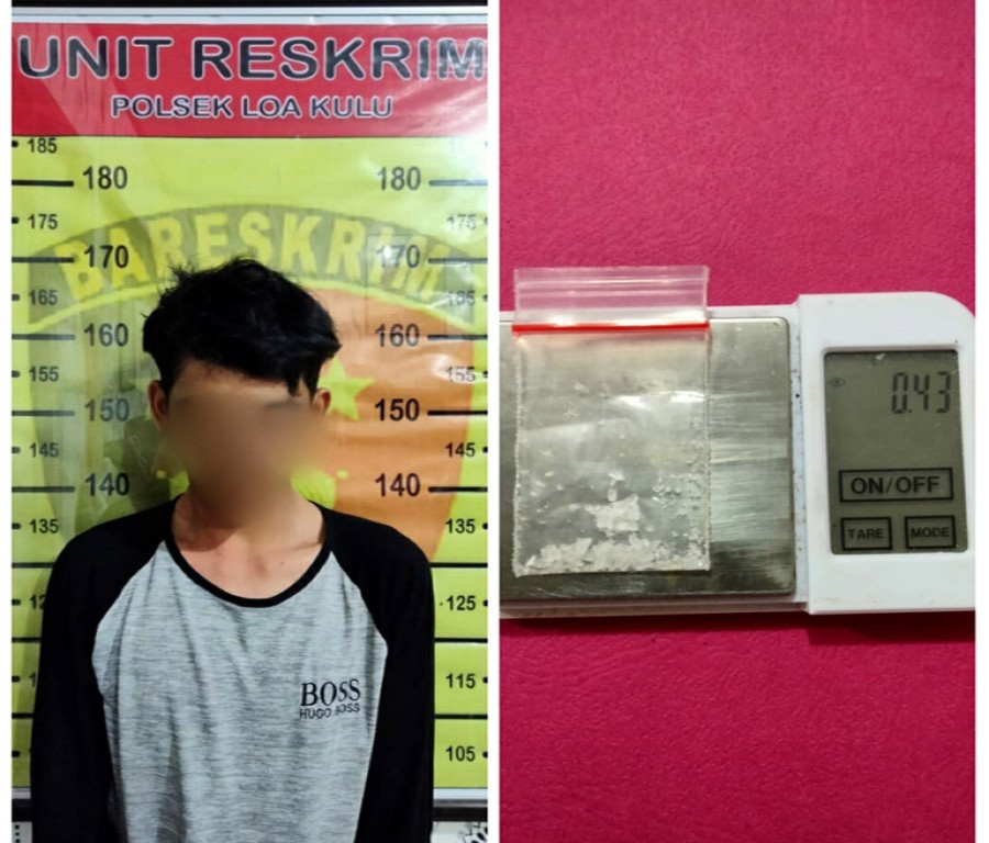 Pelaku Penyalahgunaan Narkoba di Loa Kulu Ditangkap