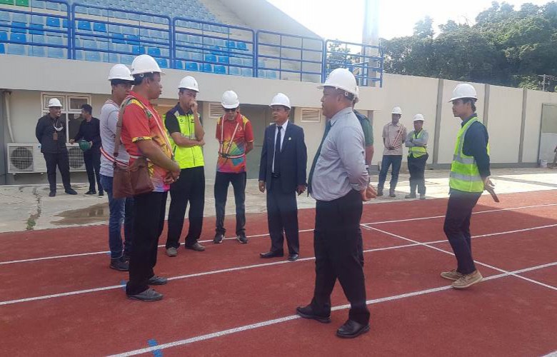 Kesiapan Stadion Mini Sudah 80 Persen, Tinggal Lampu dan Area Parkir, Wabup: Semuanya Akan Diselesaikan Setelah Dana Hibah Cair