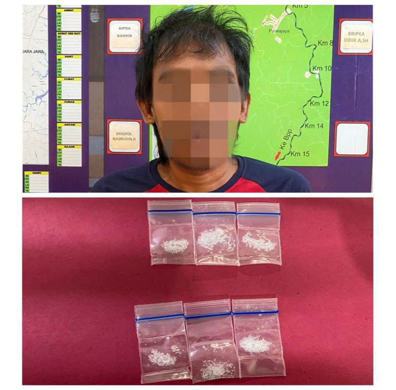Pengedar Sabu di Loa Janan Ditangkap Polisi