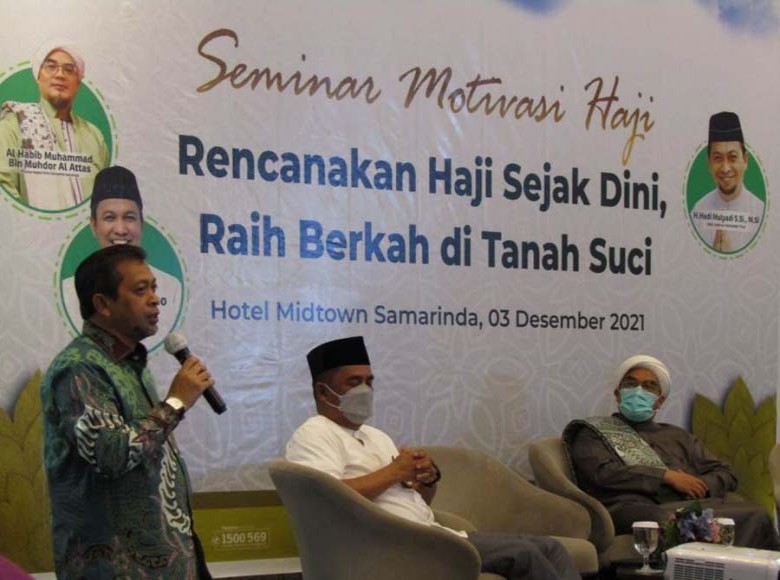 Buka Seminar Rencanakan Haji Sejak Dini, Hadi: Yang Penting Ada Niat Kuat Dulu
