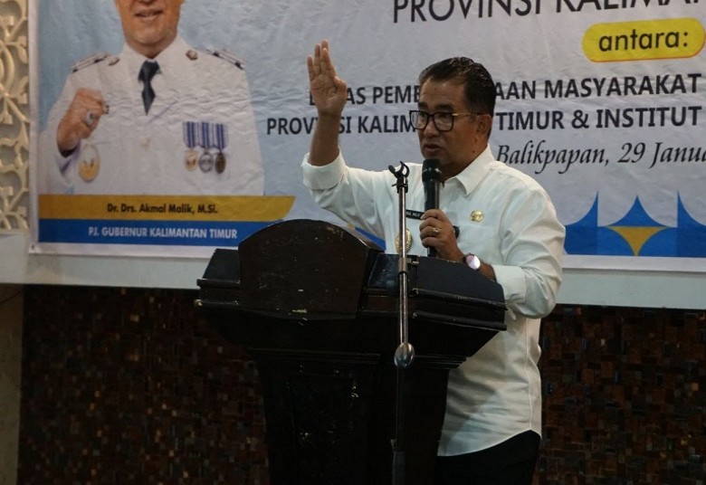 Buka Evaluasi dan Pra Laporan Data Desa dan Kelurahan Presisi PPU, Pj Gubernur: Data jadi Aset Berharga