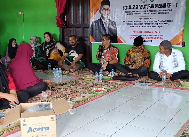 Firnadi Ikhsan Lakukan Sosper No 4 Tahun 2022 Tentang Pencegahan dan Pemberantasan Narkoba