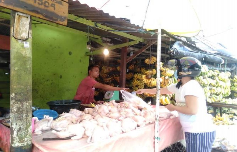 Harga Daging Ayam di Tenggarong Melonjak Hingga Rp40 Ribu per Kg