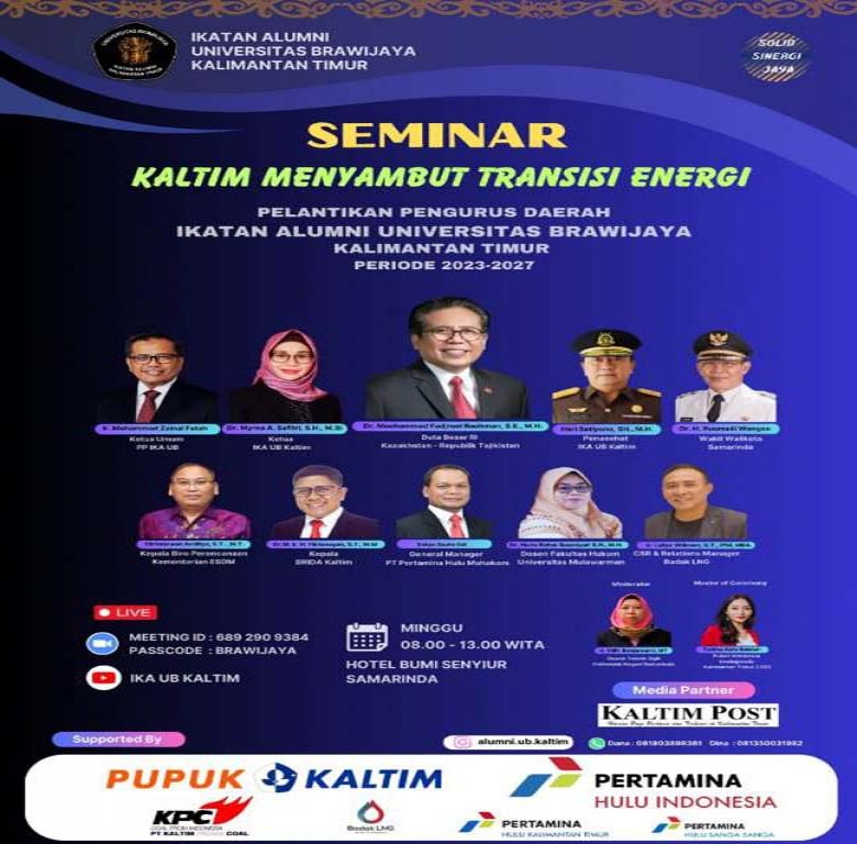Ratusan Peserta Akan Hadiri Pelantikan IKA UB Kaltim