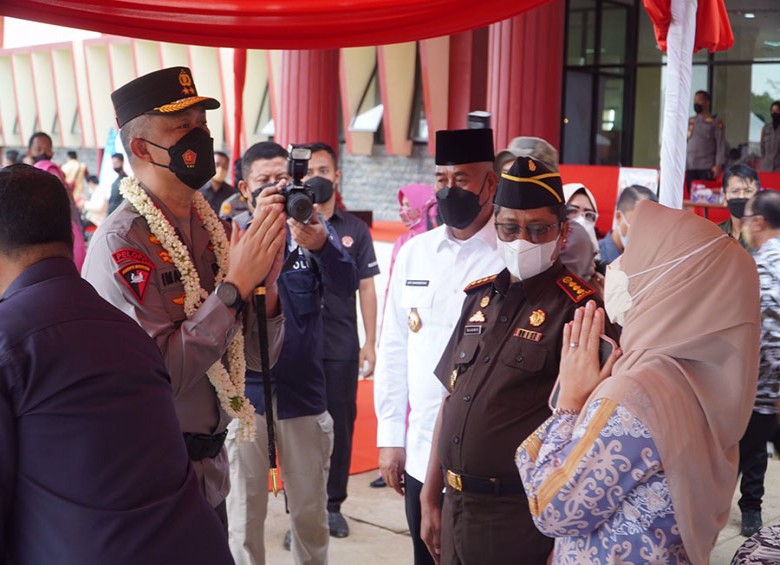 Hadir di SPN, Bupati Berau Semangati Calon Bintara Polri