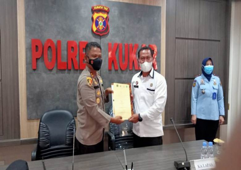 Polres Kukar dan Lapas di Tenggarong Teken MoU Zero Overstaying