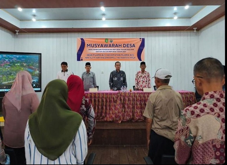 Musdes Muara Wis Tegaskan Arah Pembangunan 2026, Warga Didorong Aktif Tentukan Prioritas Desa