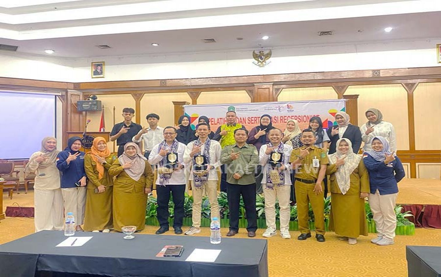Tingkatkan Pelayanan Hotel dan Penginapan di Kukar, 20 Peserta Ikut Pelatihan dan Sertifikasi Resepsionis