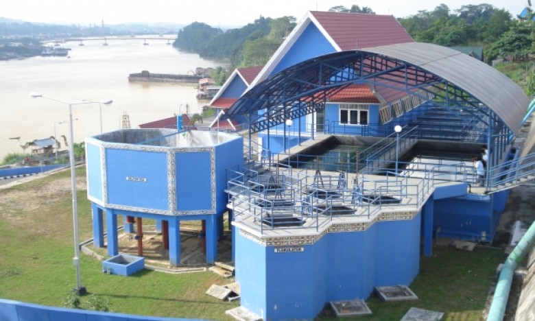 Air Mahakam Bangai Produksi IPA PDAM Keruh