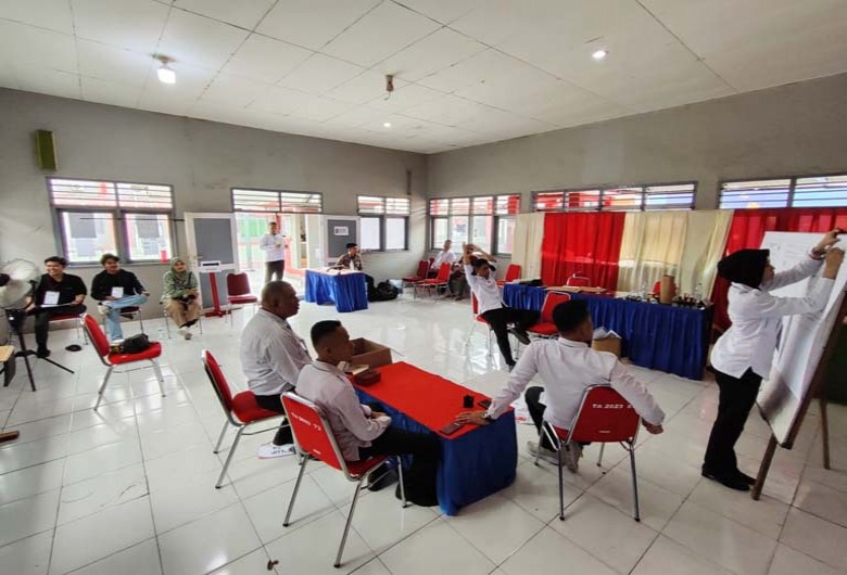 591 WBP Meriahkan Pesta Demokrasi di Rutan Tanjung Redeb