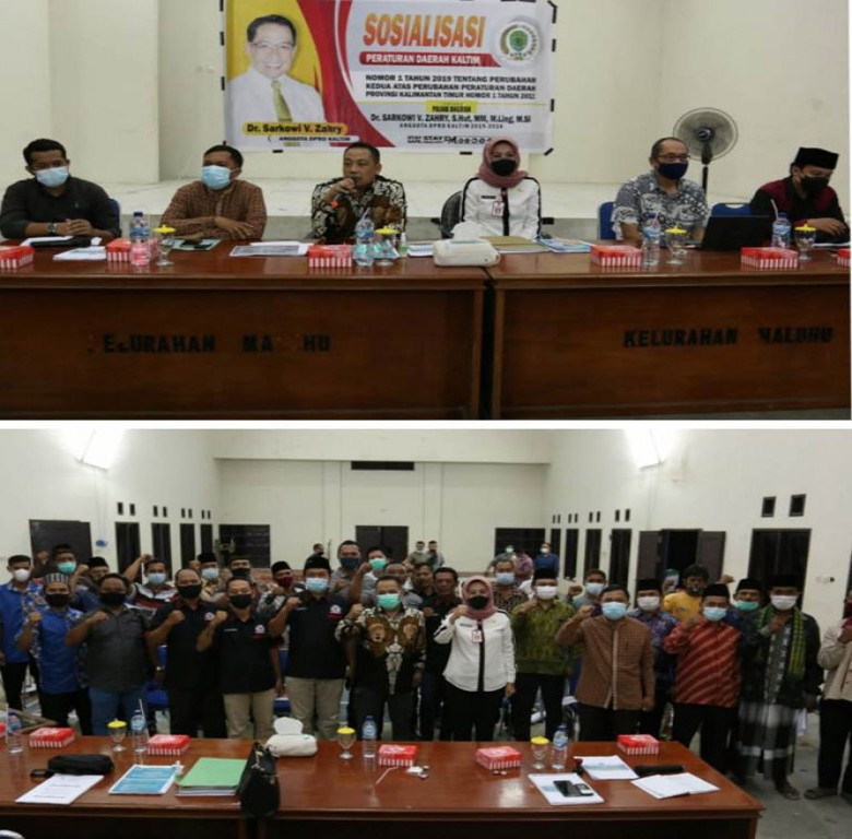 Anggota DPRD Kaltim Sarkowi V Zahri Gelar Sosper di Maluhu