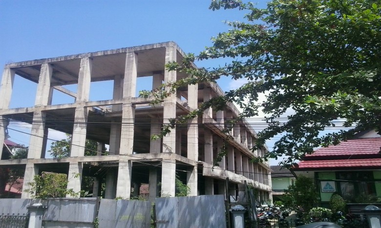 Proyek Gedung SMAN 1 Tenggarong Masih Mangkrak 