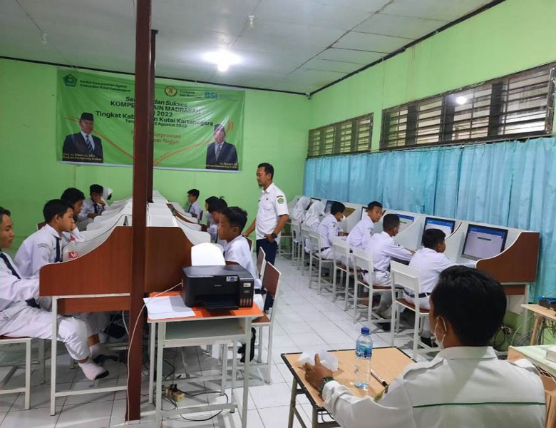 MTs Negeri 1 Kukar Gelar Gladi Bersih Persiapan ANBK